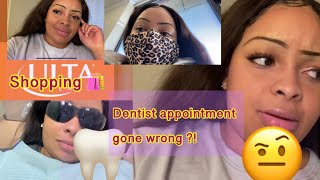 Vlog!Dentist Appointment Gone Wrong!/ Ulta Beauty Mini Haul!