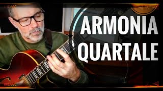 Armonia quartale. chitarra jazz