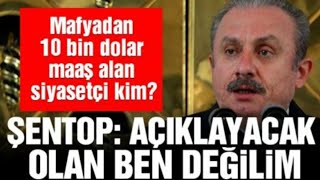 Şentop' tan 'mafyadan 10 bin dolar alan siyasetçi' açıklaması