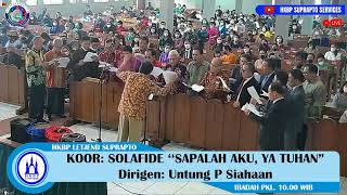 Sapalah aku ya Tuhan ,PS Solafide HKBP Suprapto