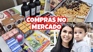 COMPRAS PARA CASAL 🤩 + COMPRAS NO MERCADO PARA O DIA DAS MÃES + VALOR TOTAL + VAMOS VIAJAR ❤️