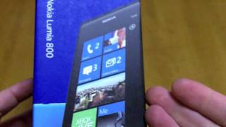 NOKIA LUMIA 800 Unboxing (Greek)| madfortech.com