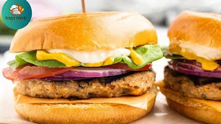 Chicken Patty Burger Recipe | Chicken Burger Patty Recipe | Chicken Recipe |