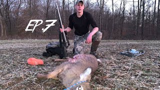 LATE SEASON MUZZLE LOADER HUNT--DOE DOWN!!!