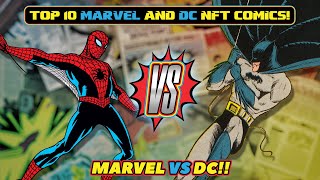 Top 10 Marvel and DC NFT Comics (Currently on the Blockchain)!