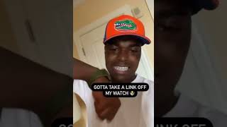 #KodakBlack shows off his new AP #shorts