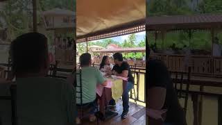 Having Lunch at Loboc River #bohol #lobocriver #rivercruising