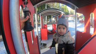 Adam and Salma at Play ground