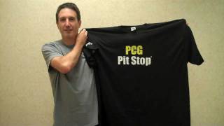 Joe Webb Gets Special PCG Pit Stop T-Shirt