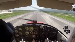 Short field takeoff in a 1960 Cessna 172A