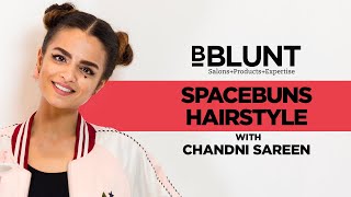 How To Style A Party Updo  Like Chandni Sareen's Space Buns