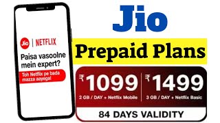 Jio Netflix Prepaid Plans: Jio introduces prepaid mobile plans with Netflix subscription