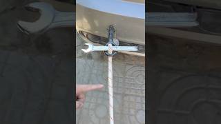 Easy and Secure Car Hook Knot Tutorial #shorts