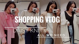 ШОППИНГ ВЛОГ | АКТУАЛЬНЫЕ ВЕСЕННИЕ ОБРАЗЫ | ЧТО НОСИТЬ ВЕСНОЙ 2023 | DAISY KNIT и ALL WE NEED