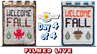 Welcome Fall Wall Hanging - Live CAL Part 4 – Thursday Sept 05, 2024 – Jayda InStitches