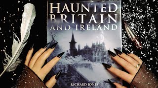 ASMR This Book Will Give You Tingles 📓 Haunted Britain and Ireland 🎃 Page Tracing & Tapping 💋Whisper