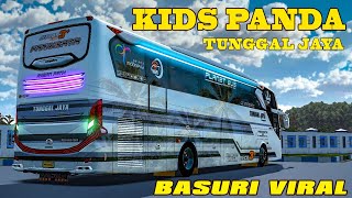 MOD BUSSID || TUNGGAL JAYA KIDS PANDA VIRAL