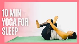 10 Minute Bedtime Yoga for Good Sleep-Evening Yoga Stretch