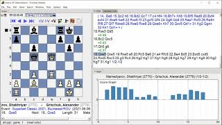 Mamedyarov, Shakhriyar   Grischuk, Alexander, Superbet Classic 2021, Round 2 4