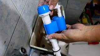 Diy || How to repair/install Toilet bowl tank fittings