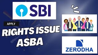 Apply for IPO & Rights Issue| Through SBI Via ASBA|Step by Step Process|