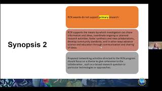 Research Coordination Networks Webinar 11 24 2020