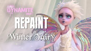 Repaint: Winter Fairy Monster High Art Doll