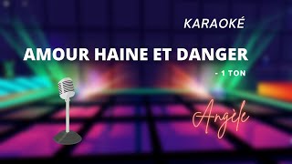 Angèle - Amour, Haine & Danger (Karaoké - 1 Ton ou Lower Key)