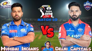 🔴LIVE IPL 2024 : MI vs DC Match 20 - Cricket 24 @blackopsrebornyt #ipl2024