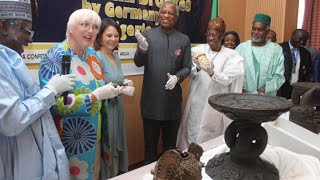 BREAKING NEWS: Germany returns 22 looted Benin Bronzes to Nigeria