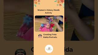 Women's History Month Activity | Frida Kahlo Art Project for Preschool | Kindergarten