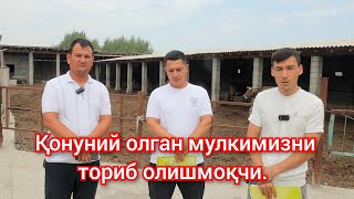 Давлат шантажчига ишонадими? Қонуний еримизни ториб олишмоқчи. Андижон вил. Олтинкул тумани.