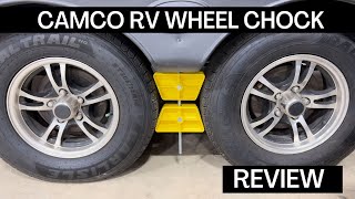 Keep your Camper in Place! | Camco RV Wheel Stop Chocks #camping