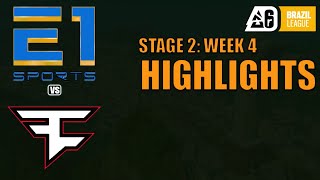 [HIGHLIGHTS] E1 Sports s FaZe | Brazil League 2024 - Stage 2