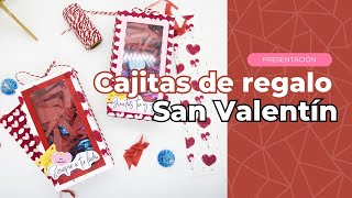 ✂ CÓMO hacer CAJITAS de REGALO | Regalo para San Valentín | Scrapbook