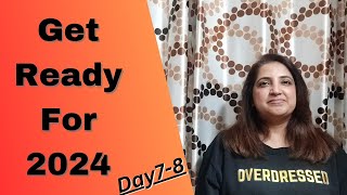 Get Ready for 2024 | December Weight loss Challenge Day 7-8