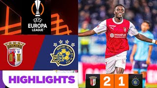 S.C. Braga vs Maccabi Tel Aviv (2-1) Résumo | Europa League 2024 | Braga Maccabi | Braga Tev aviv