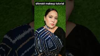 shivratri makeup #shorts #makeuplook #shivratri #makeuptutorial #beautywithmayuri #makeuphacks