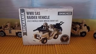 Tankfest 2023 Brickmania SAS Raider vehicle purchase.