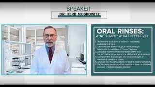 Oral Rinses: What's safe? What's effective? Learn about molecular iodine from Dr. Herb Moskowitz