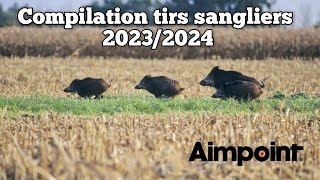 ☆66 tirs - compilation tirs sangliers best of 2023/2024☆