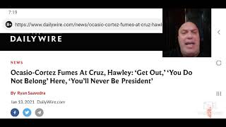 AOC Enraged at Cruz, Hawley: ‘Get Out,’ ‘You Do Not Belong’ Here, ‘You’ll Never Be President’