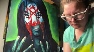 My First Painting Vlog as a Self Employed Artist