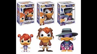 Funko POP! Disney -  Darkwing Duck,  Launchpad McQuack and  Gosalyn Mallard   Vinyl Figures Review