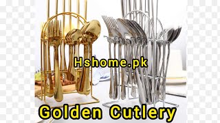 hakimi steel golden color crockery beautiful wholesale bartan market