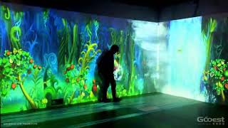 Indoor Playground Interactive Wall Game -- Fansty jungle By Gooest Tech