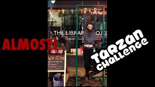 TARZAN CHALLENGE! HANG ON THE BAR 100 SECONDS AND WIN 100€ or £100! BEAT THE CLOCK!