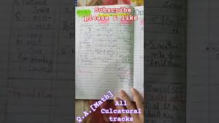 CA Foundation January 2025.math all formulas . Revision notes#ca #viral#shorts #icaiexam