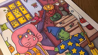 Live coloring ASMR - Digital Download Halloween pt.4