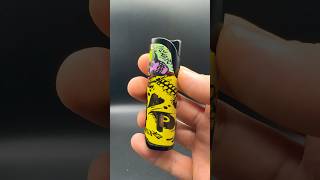 Compact Powerfully Single Flame Scorch Torch Lighter - Graffiti Design 🔥